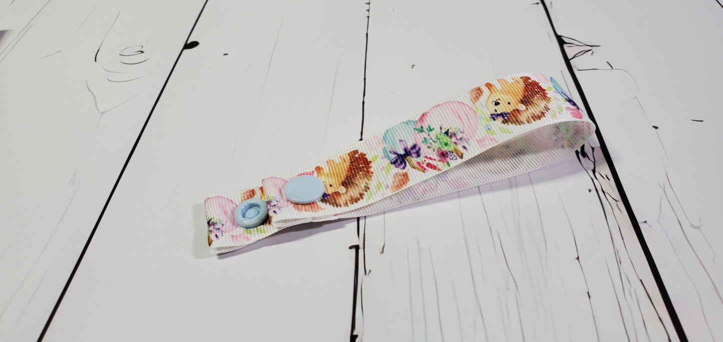 Uni Kitty, Bows, & Hedgehog with pumpkins | Cloth Pad Drying Strap