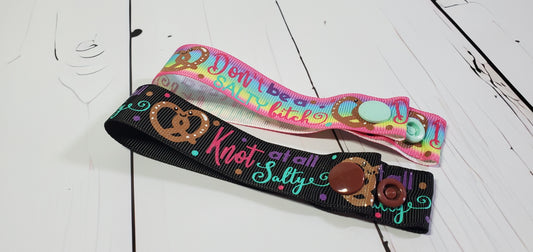 Don't be a Salty Bitch & Knot at all Salty  | Cloth Pad Drying Strap
