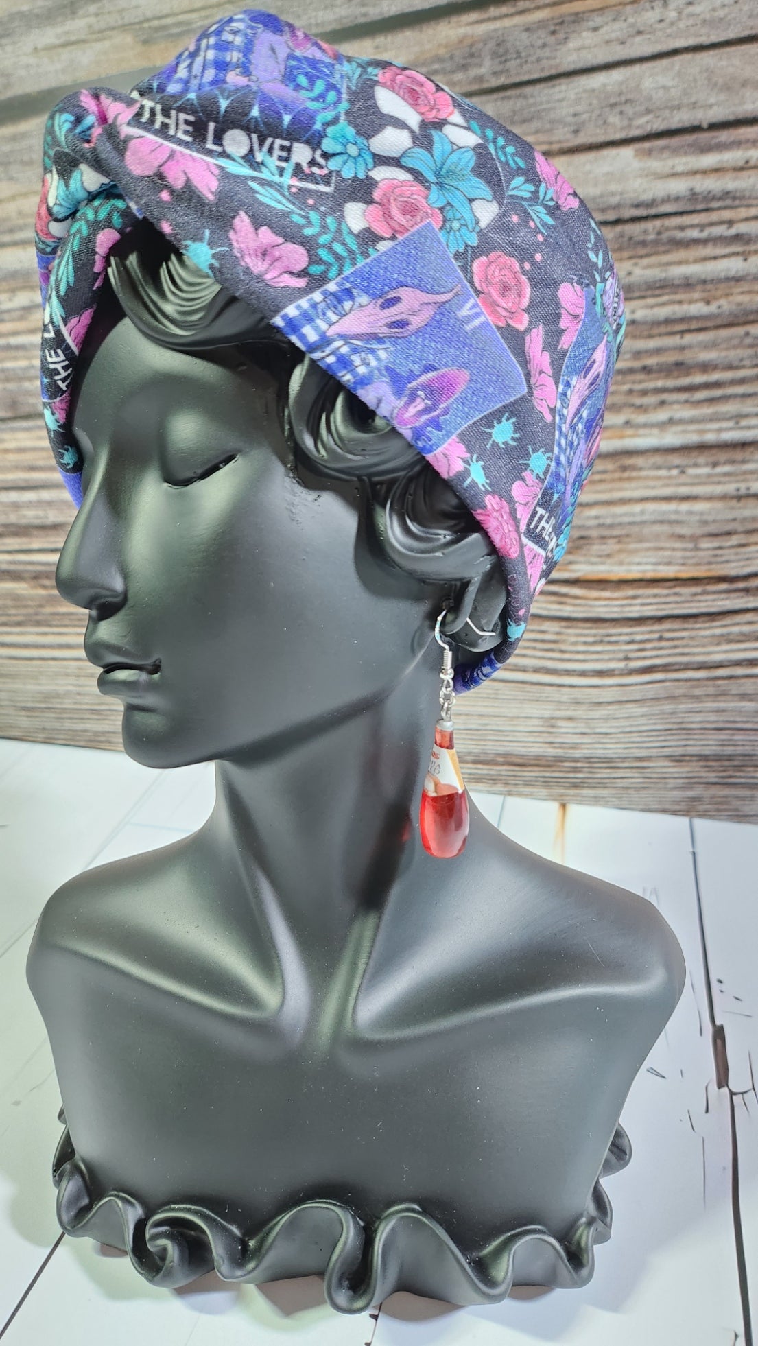 Ready To Ship Chia Seed Drink Earrings | Red, Blue, Or Yellow | Silver Dangles