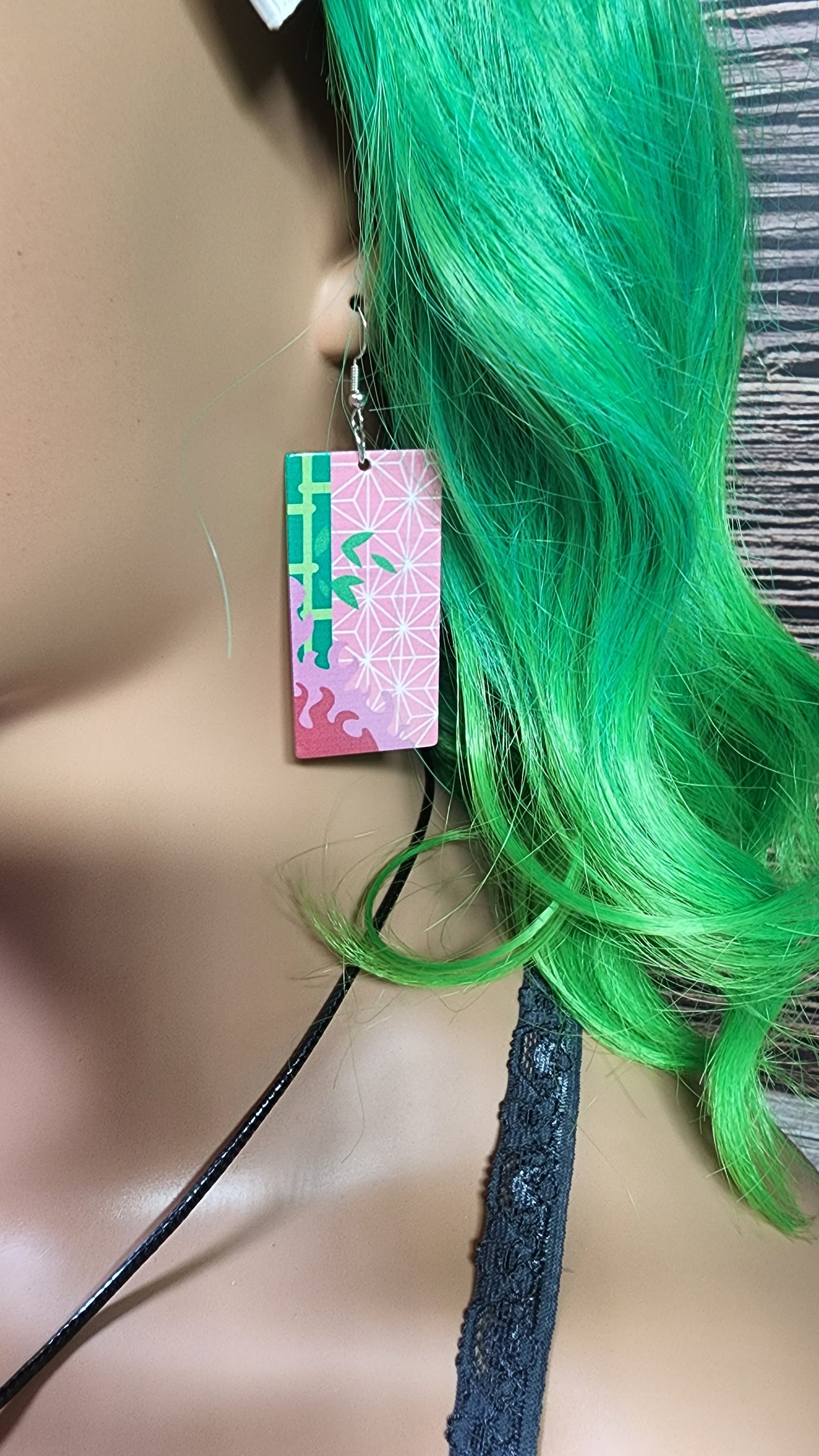 Medium Anime Inspired Earrings | Stainless Steel Hooks | Girl Demon