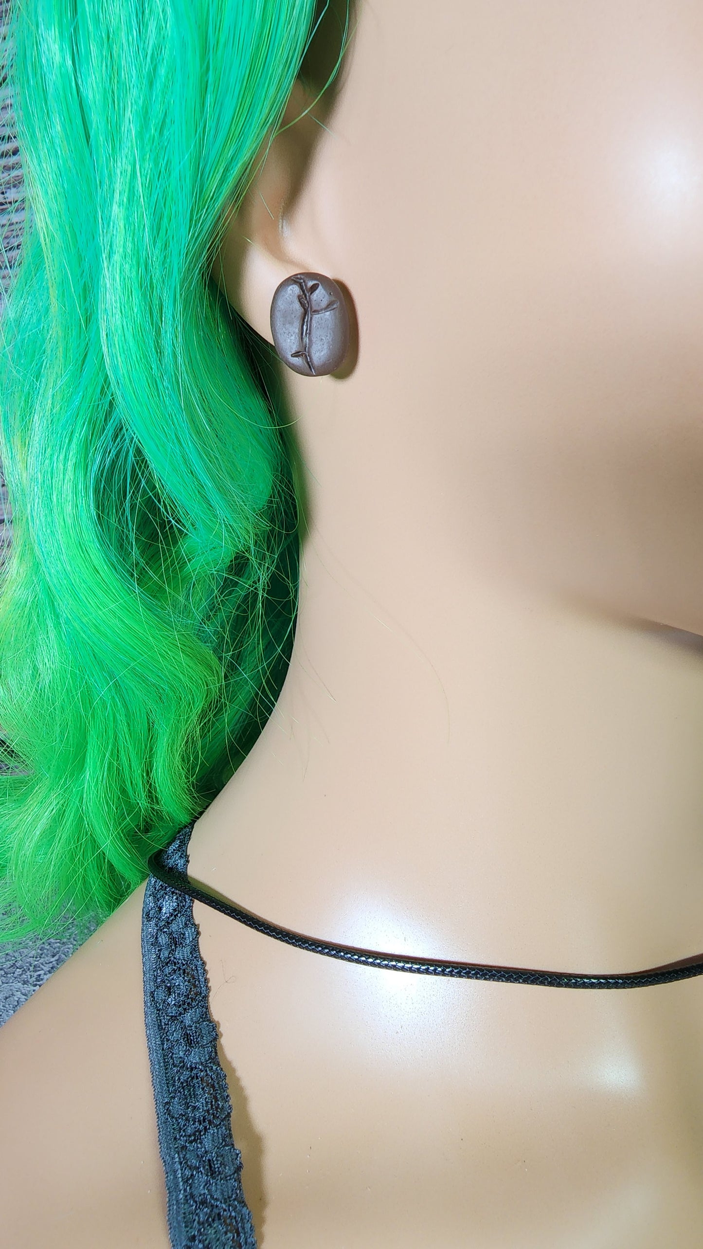 Skullspresso Earrings | Optional Meat Cleaver | Dangle Earrings | Choose your skull color | Coffee or Just the Skulls