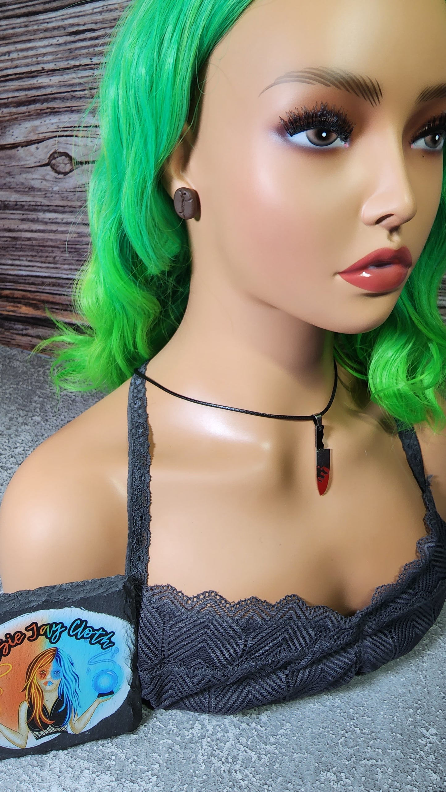 Skullspresso Earrings | Optional Meat Cleaver | Dangle Earrings | Choose your skull color | Coffee or Just the Skulls