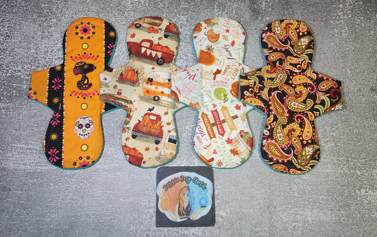 12", 14", or 16" Mega Cloth Pads | Heavy & Super Absorbency | Choose your length | 3.25" Wide Snapped Width |