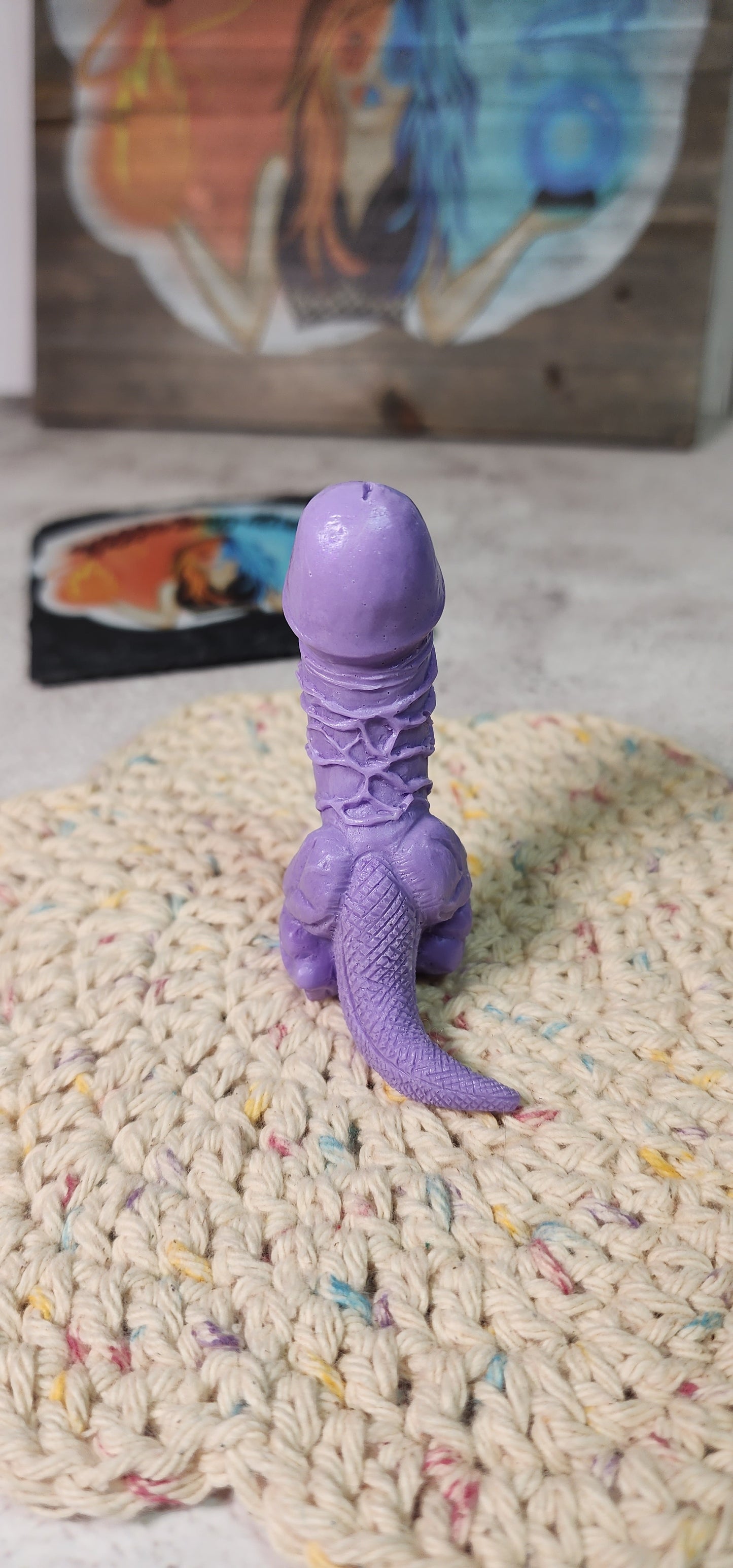 Custom Dino Penis Gag Gift Soap | Peen, Dick, Adult Humor | 2.9" x 2.3" Jelly or Regular Soap