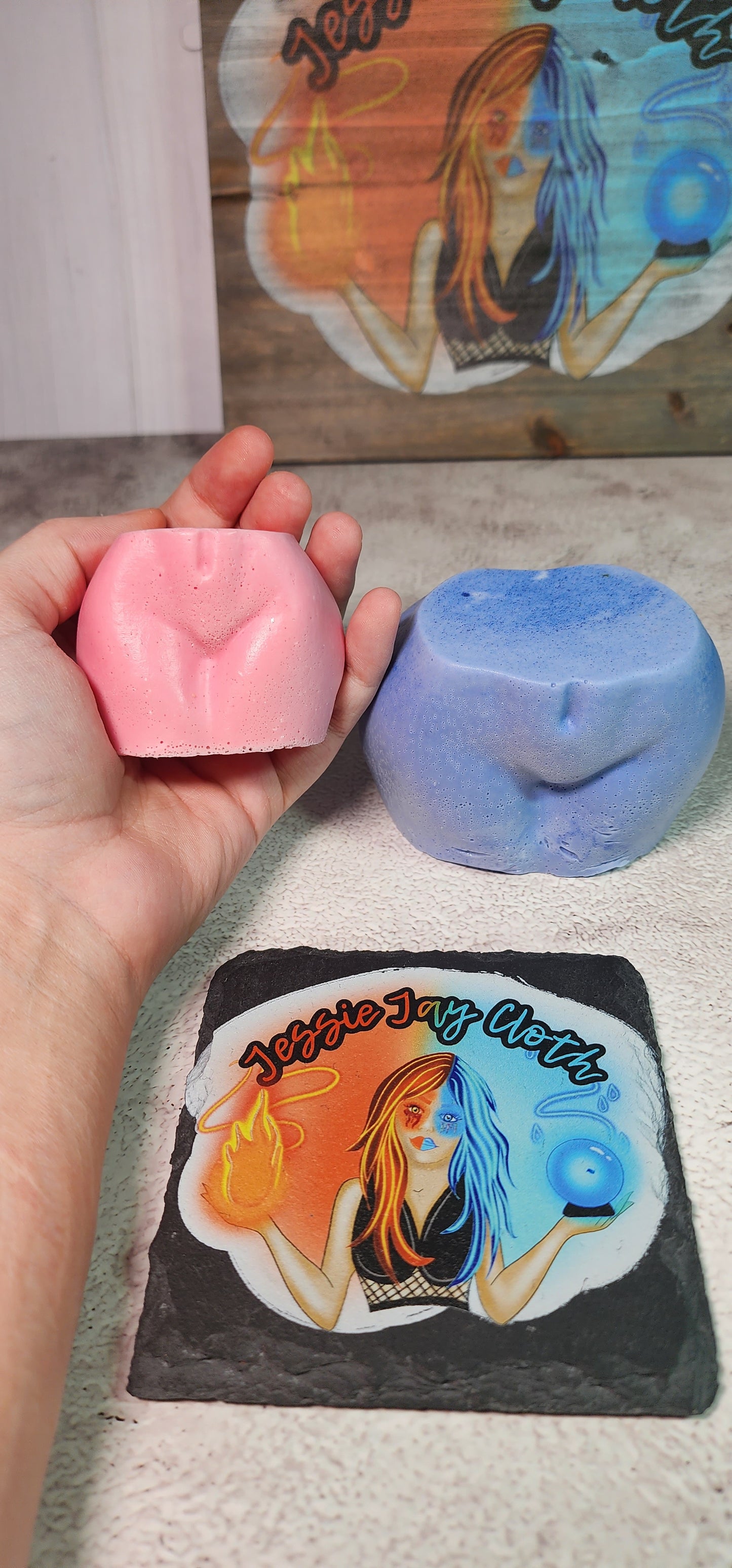 Custom Bubble Butt Soap | Choose Jelly or Regular soap | 2 Sizes Booty | Optional heart add on