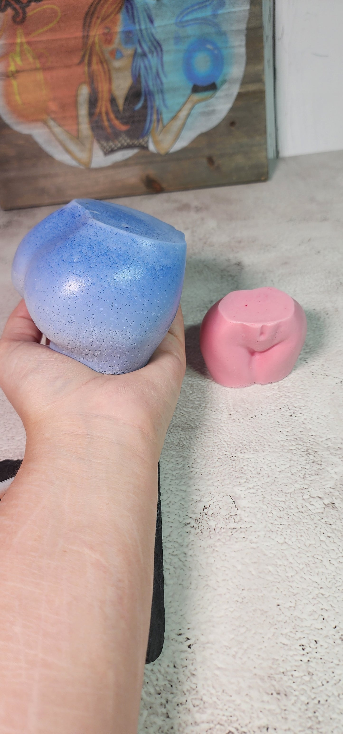 Custom Bubble Butt Soap | Choose Jelly or Regular soap | 2 Sizes Booty | Optional heart add on