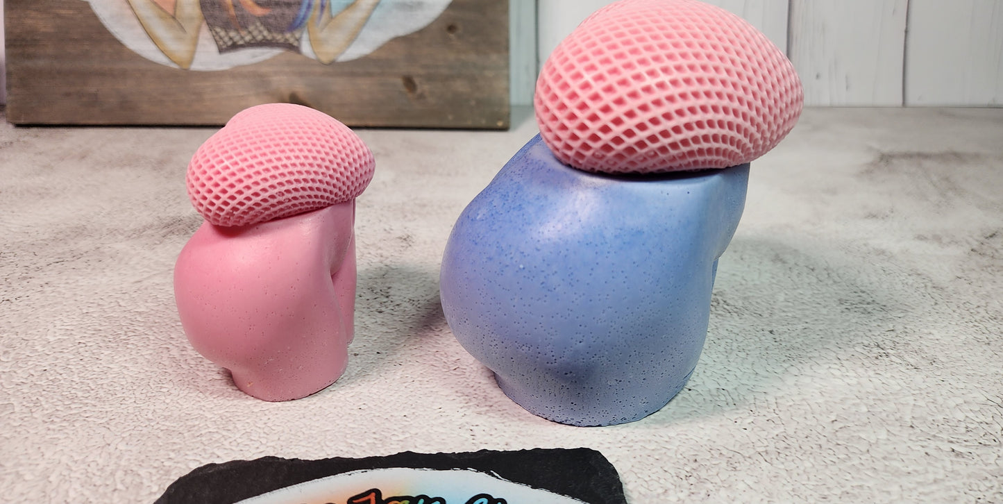 Custom Bubble Butt Soap | Choose Jelly or Regular soap | 2 Sizes Booty | Optional heart add on