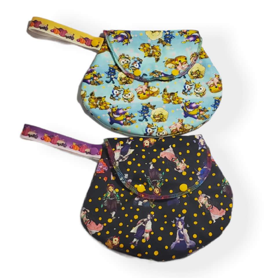 Custom Wet Bag Clutch | Choose your print & Size | PUL Lining |