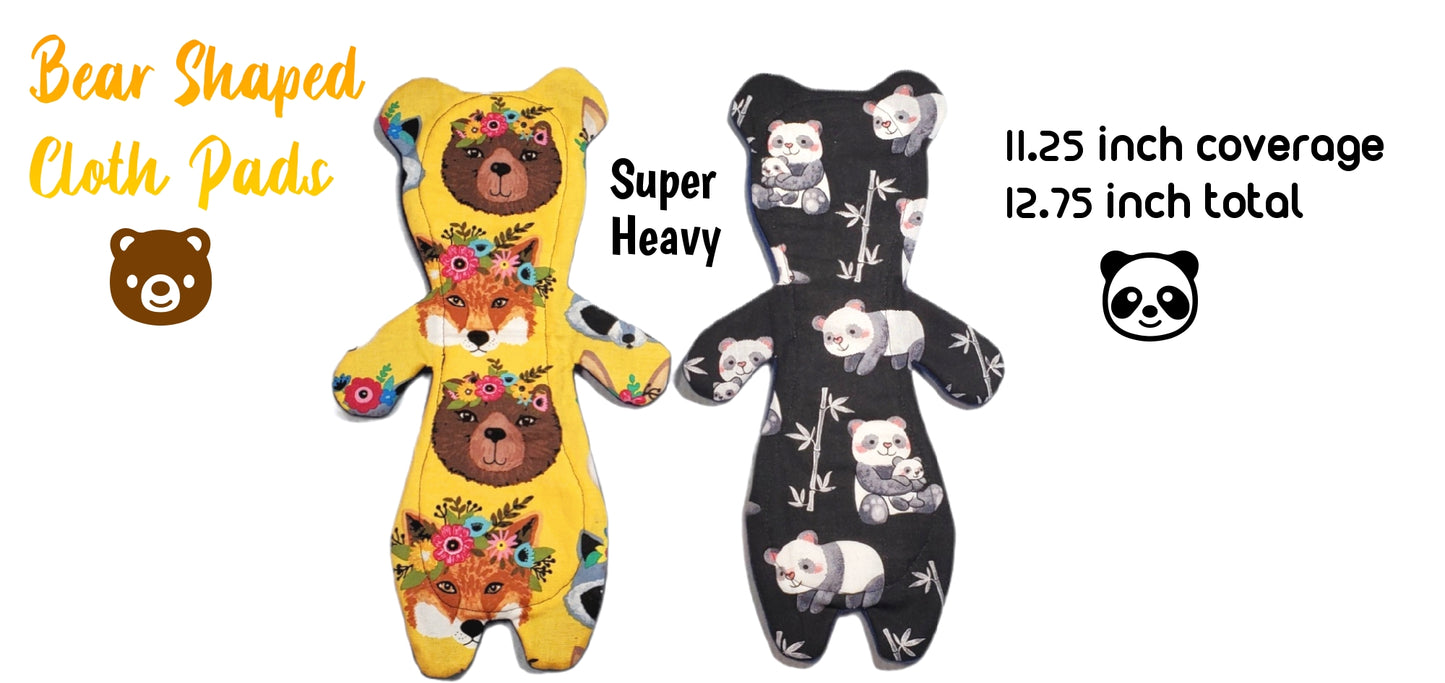 Custom Goldilocks Bear Pad | 8/9.75/11.25/12.8/14.25 | 2.75" Snapped Width