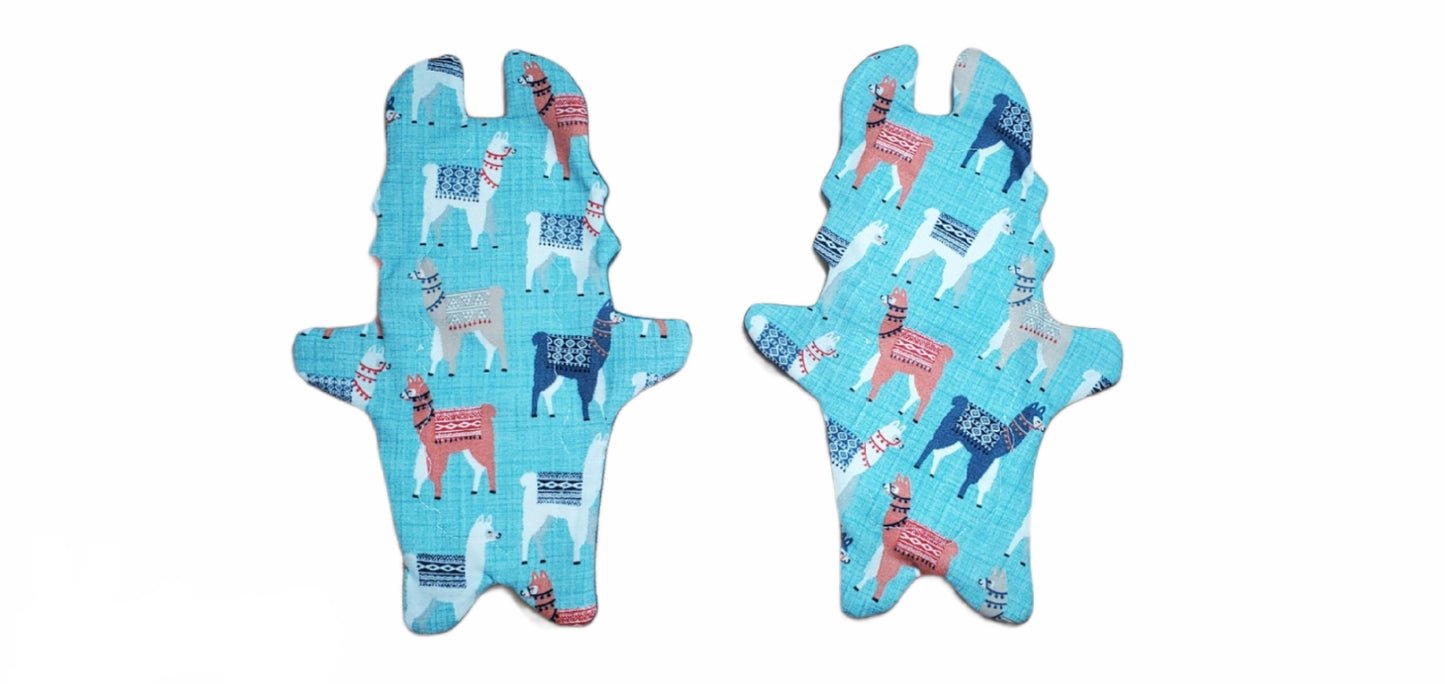 Custom Mama Llama & Baby Llama Cloth Pads | 9" & 11" | 2.5" Snapped Width |