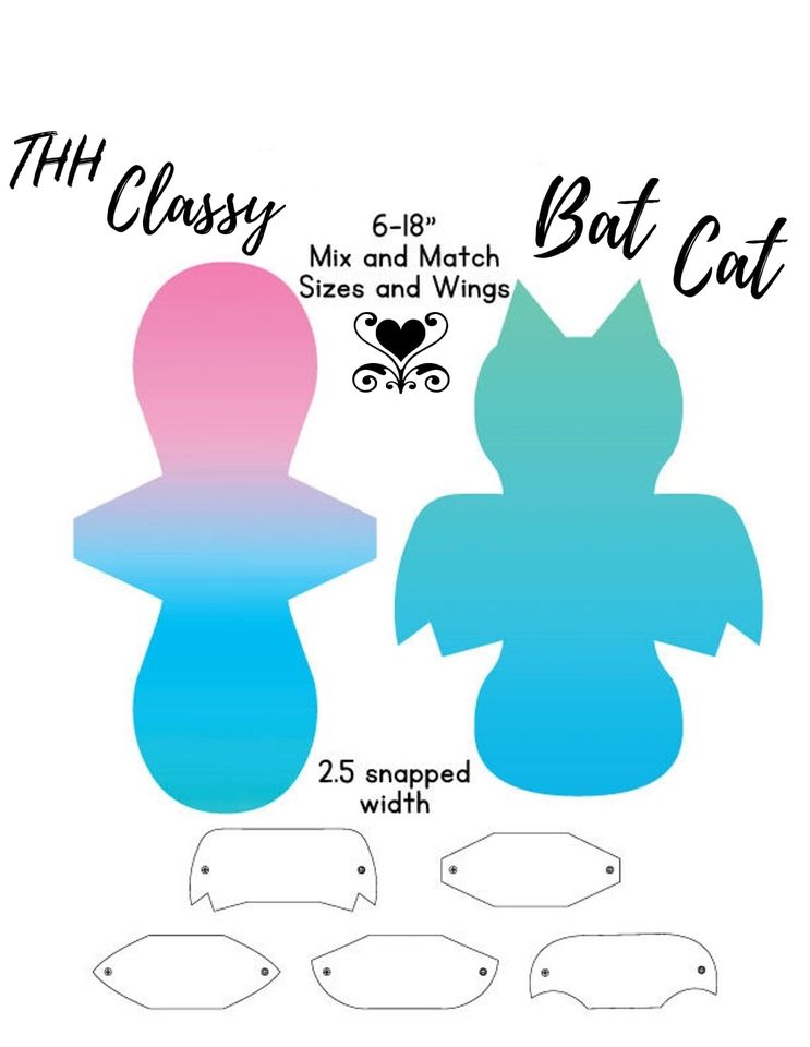 Custom Bat Cat Pad | 8/10/12/14/16/18 | 2.5" Snapped Width