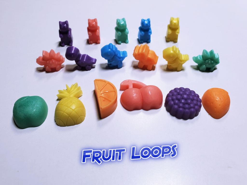 Tiny Fruit Snacks Soap | Apple, Orange, Cherry, Strawberry, Pineapple, Grapes | Multi or Single Use Soaps |