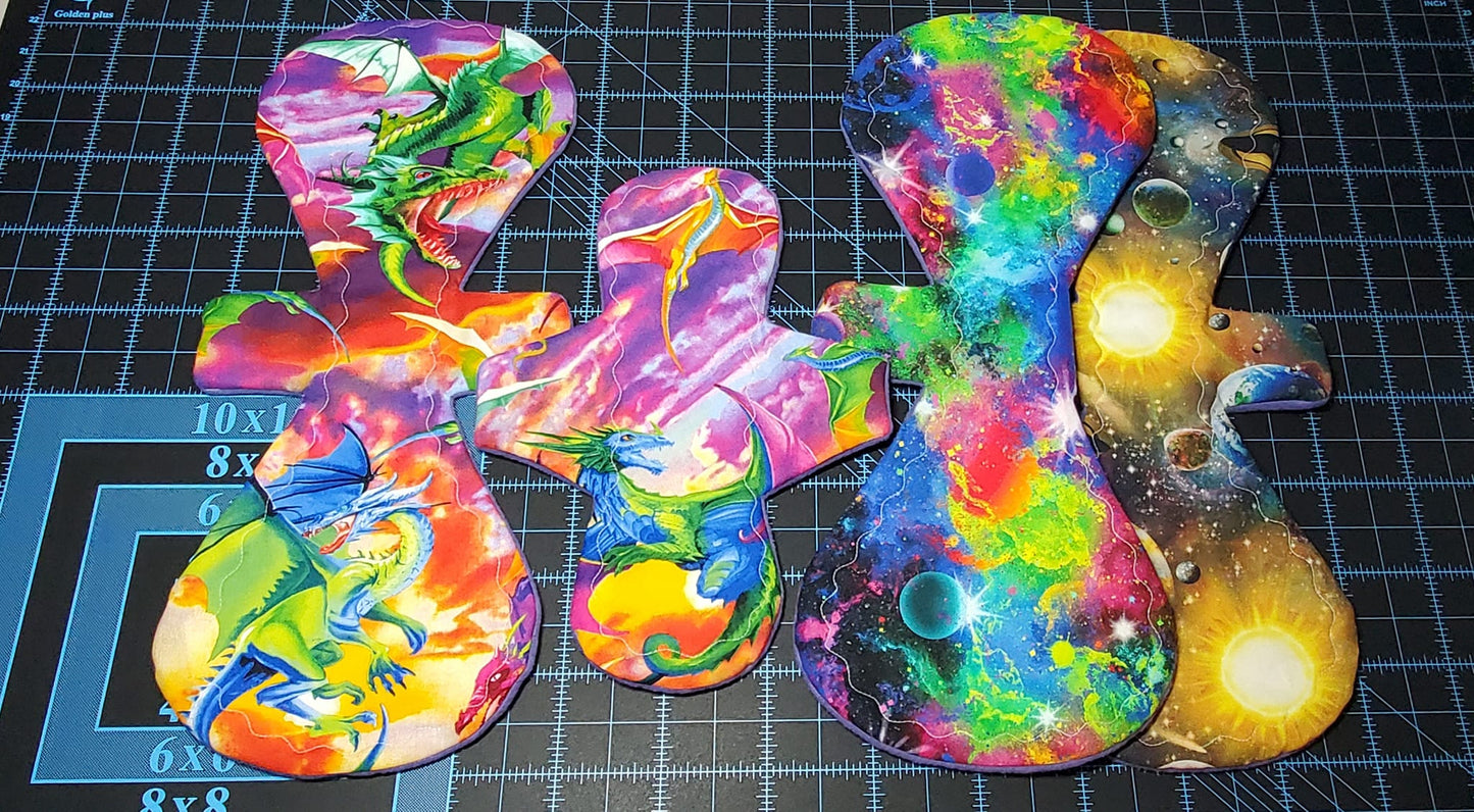 Embrace Custom Cloth Pad | WIDE FLARES | 10/12/14/16/18 | 3" Snapped Width
