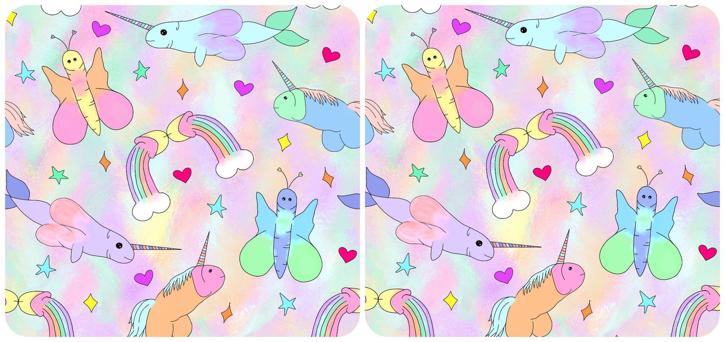 Custom Penis Shaped Cloth Pads | 10/11/12/13/14/15/16/17 | 3" snapped | Adult Humor