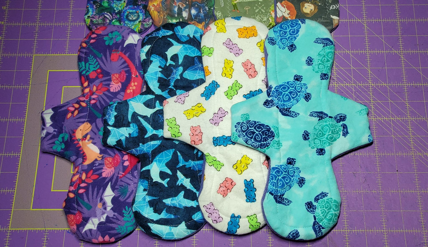 Flannel Sale | Mega Pad Shape | 12-20 inches | 3.25" Snapped Width | Wide Core