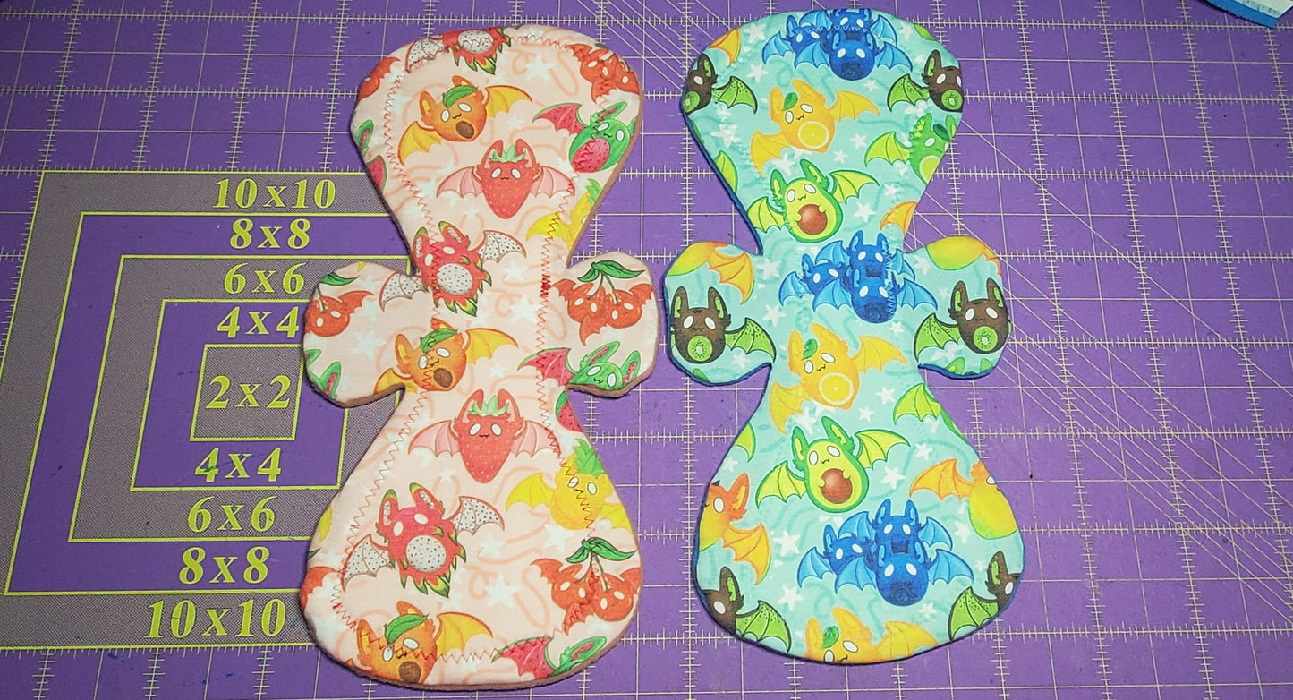 Embrace Custom Cloth Pad | WIDE FLARES | 10/12/14/16/18 | 3" Snapped Width