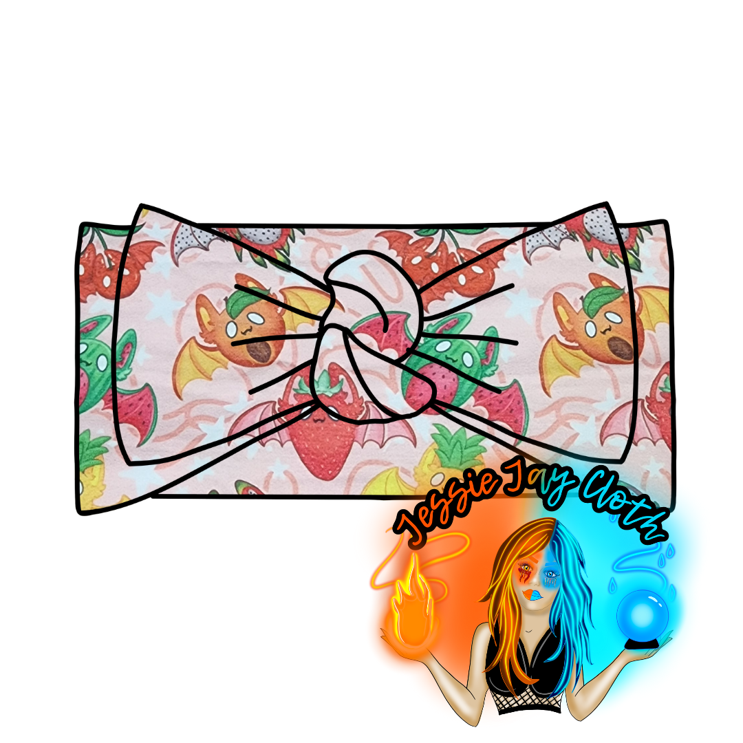 Custom Adult Tie Knot Headband | Head wrap | Choose your print | Up to 2 colors