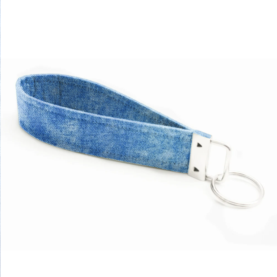 Light Blue Blender | Wristlet Key Fob | Fabric Keychain | Great for gifts |