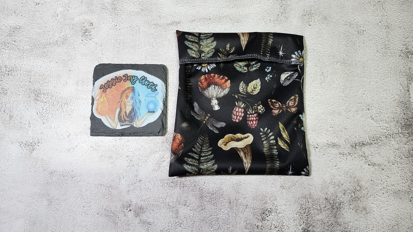 Floral & Fauna Custom PUL Lined Pad Wrapper | Wet bag | | Multi Use bag | 4 sizes to choose from
