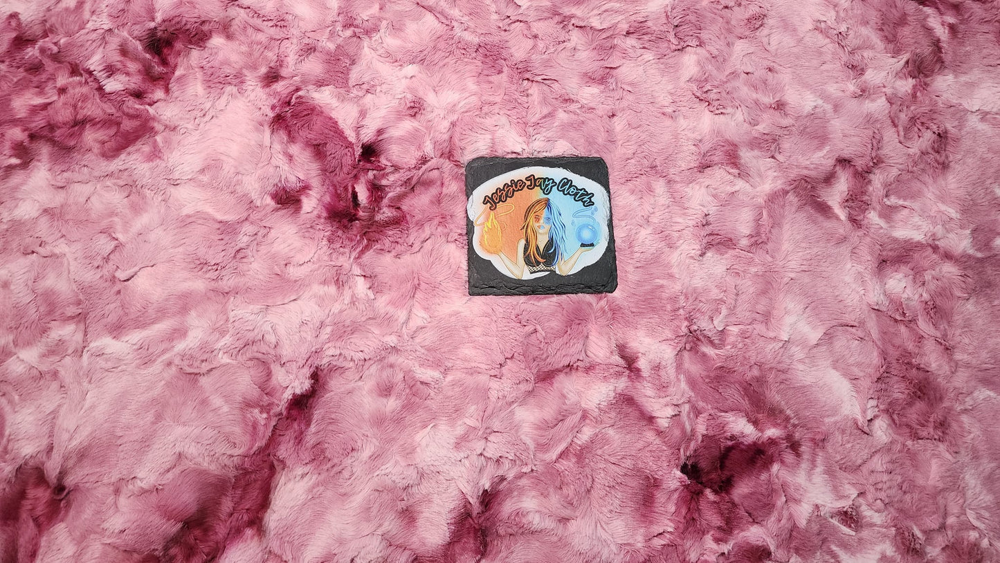 Exposed core or Regular | Custom Ultra Soft Minky | Classic Curvy Cloth Pad | 2.75" to 3"