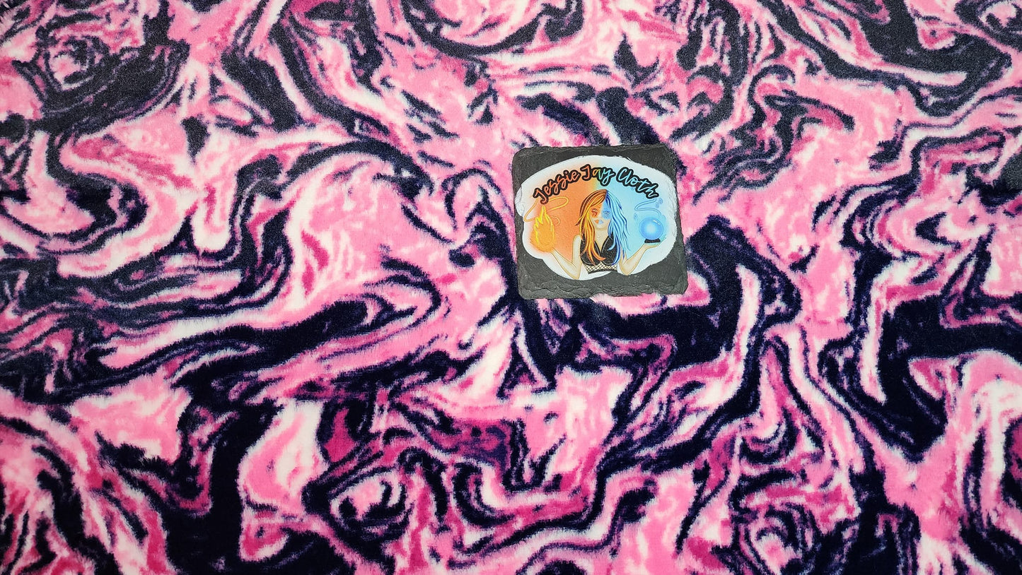Exposed core or Regular | Custom Ultra Soft Minky | Classic Curvy Cloth Pad | 2.75" to 3"