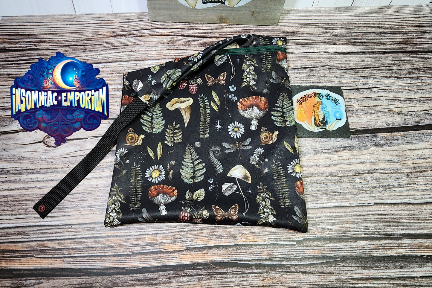 Large Custom Wet bag with zipper closure | 11 inch by 14 inch