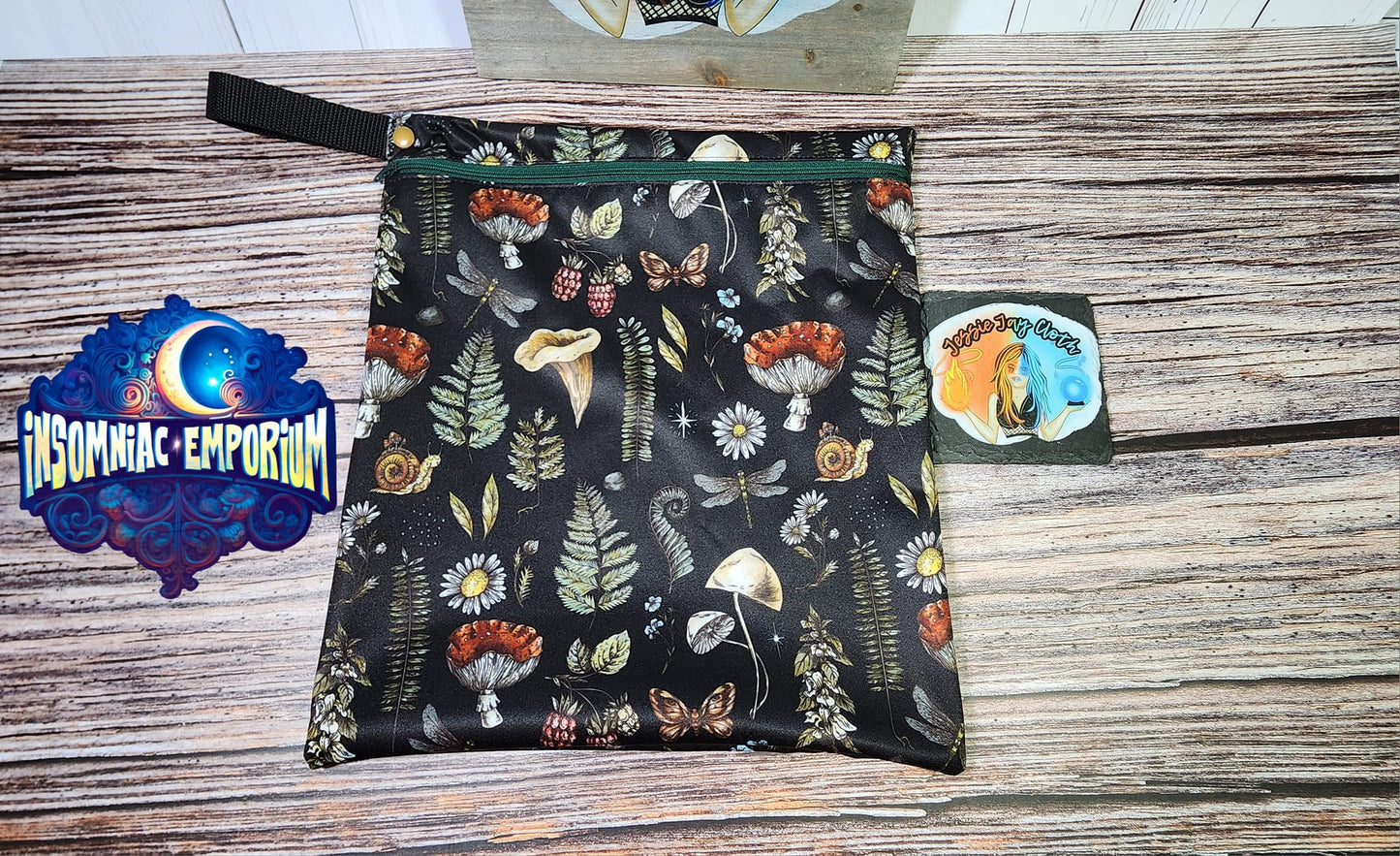 Large Custom Wet bag with zipper closure | 11 inch by 14 inch