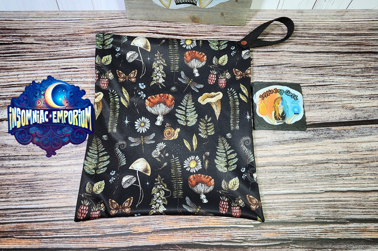 Large Custom Wet bag with zipper closure | 11 inch by 14 inch