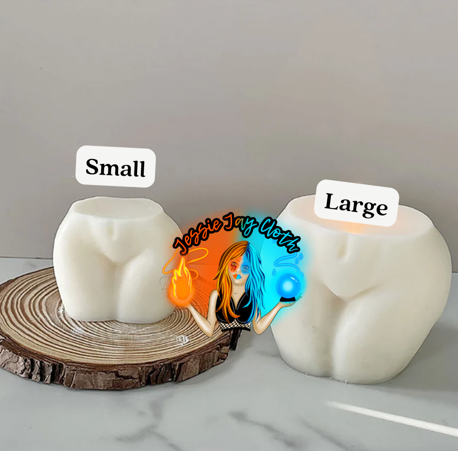 Custom Bubble Butt Soap | Choose Jelly or Regular soap | 2 Sizes Booty | Optional heart add on