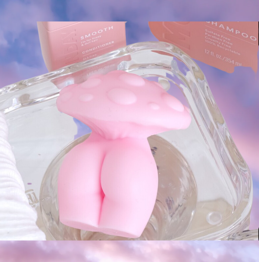 Custom Mushroom Goddess Solid Soap Bar | Soap bar size: 3.75” x 3.25”