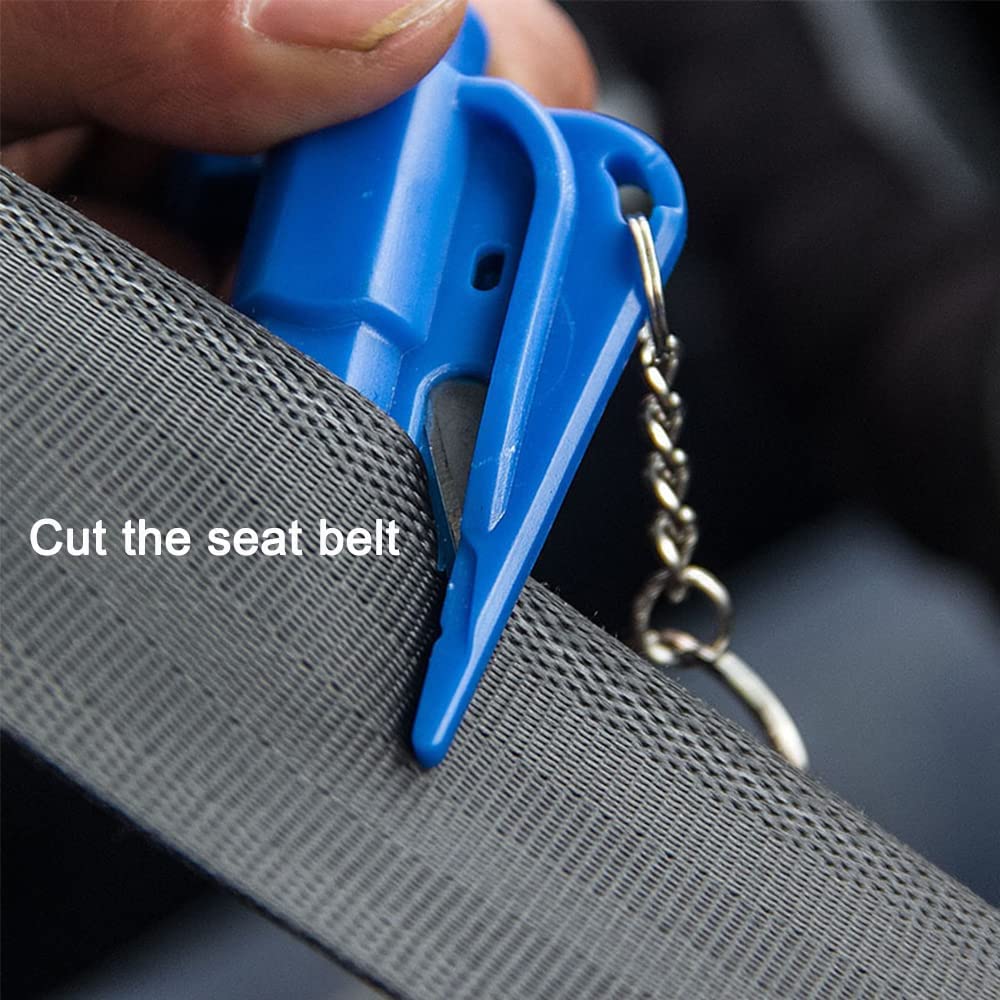 Black ONLY | Seatbelt cutter, Window Breaker, Whistle Combo | Add on