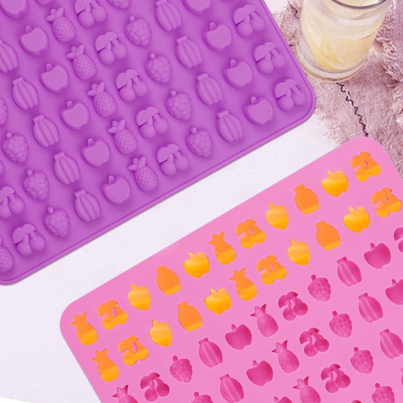 Mini Fruit Salad Soap | Grapes, Cherry, Banana, Pineapple, & Apple | Single Use Soap