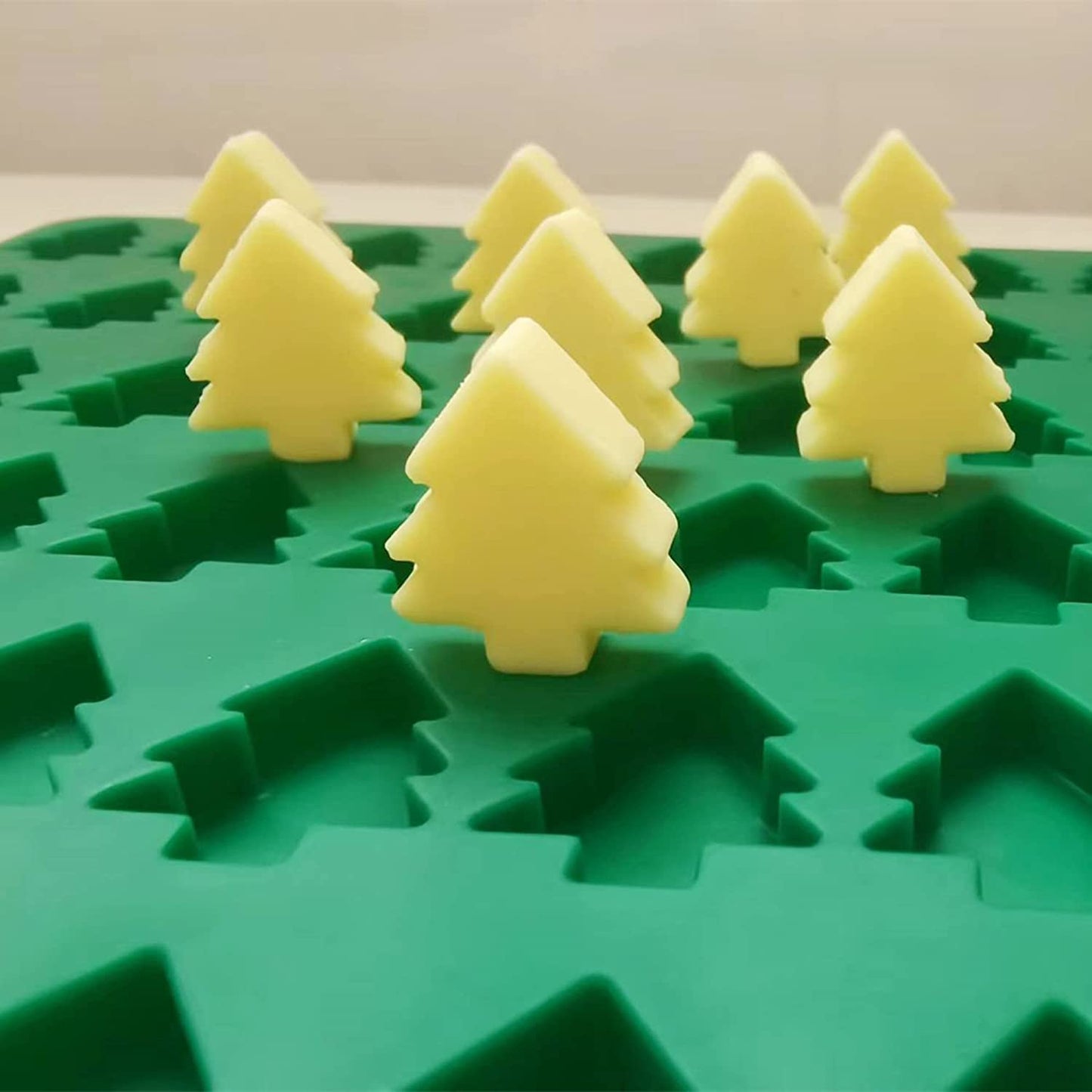 Tiny Christmas Tree Soap | 0.98" X 0.87" X 0.4" depth | Multi Use Or Single Use Soap
