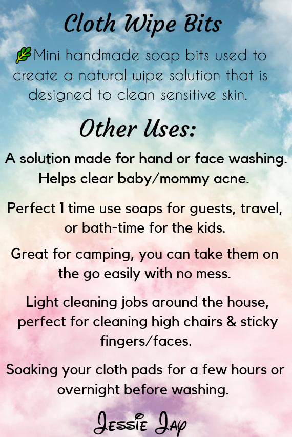 The Original Scents | Variety Pack Cloth Wipe Bits | Multi Use | 25-50 pieces
