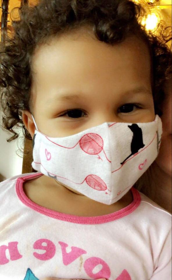 Cotton Face Masks | 4 Sizes to choose from | Soft nylon ear loops Adjustable