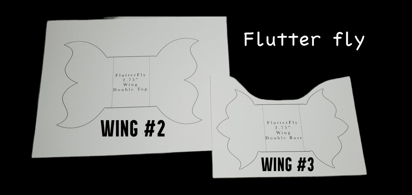 Custom Flutter Fly Cloth Pad | Sizes 9.5/10.5/12/13 | 2.75" Snapped | 3 Wing Options