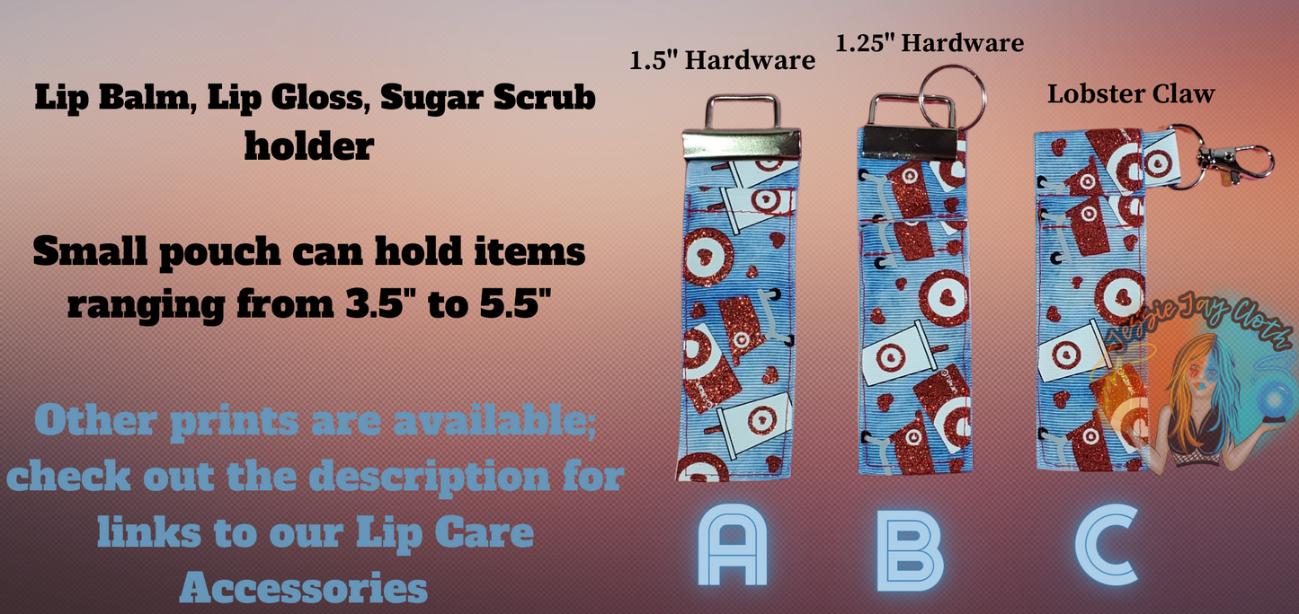 Lip Balm Holder | Main Squeeze Lemonade | Can hold gloss/balm/sugar scrub up to 5.5" |