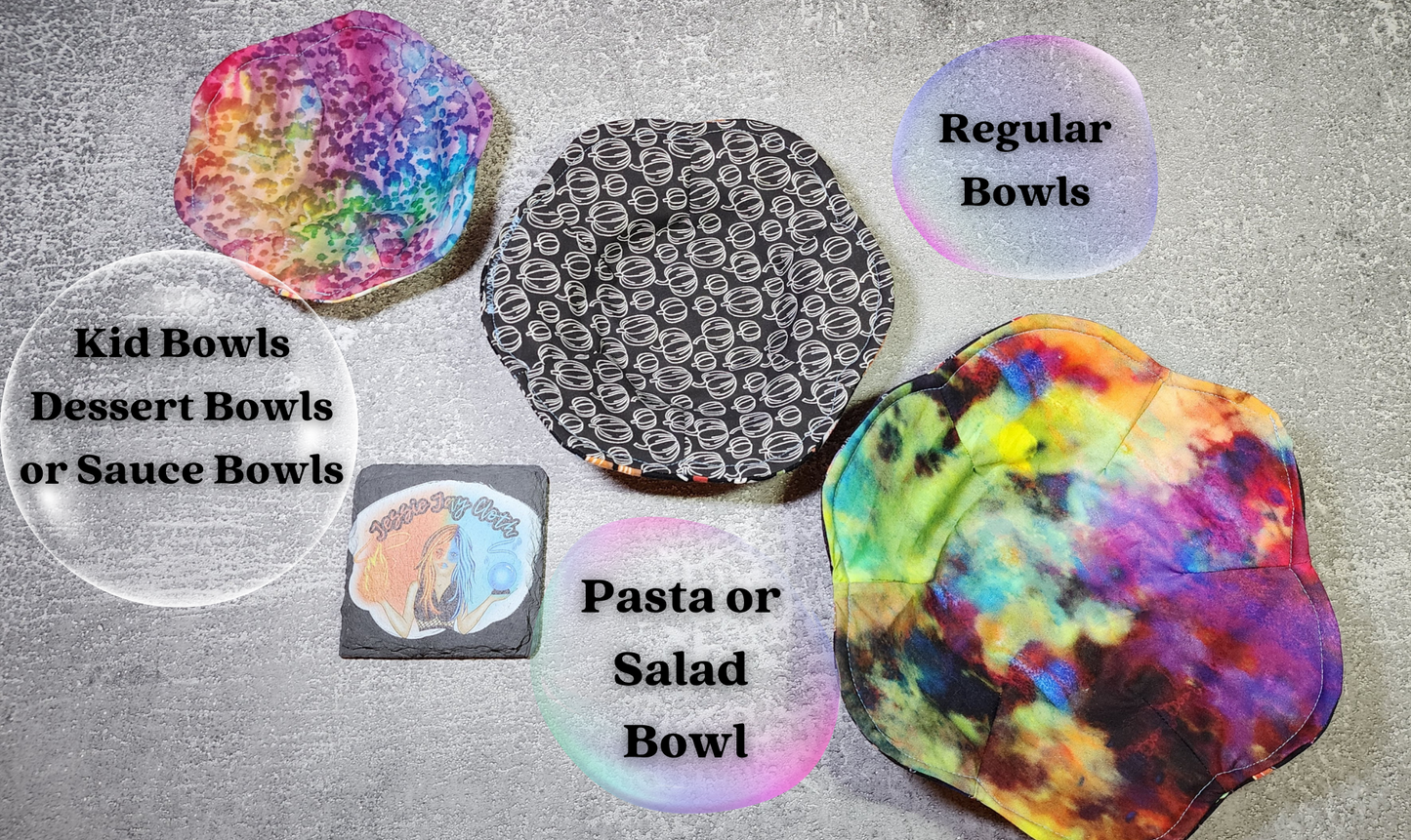Custom Bloom Microwavable Bowl Cozy | 3 Sizes | Cotton Or Flannel Fabric Options ONLY