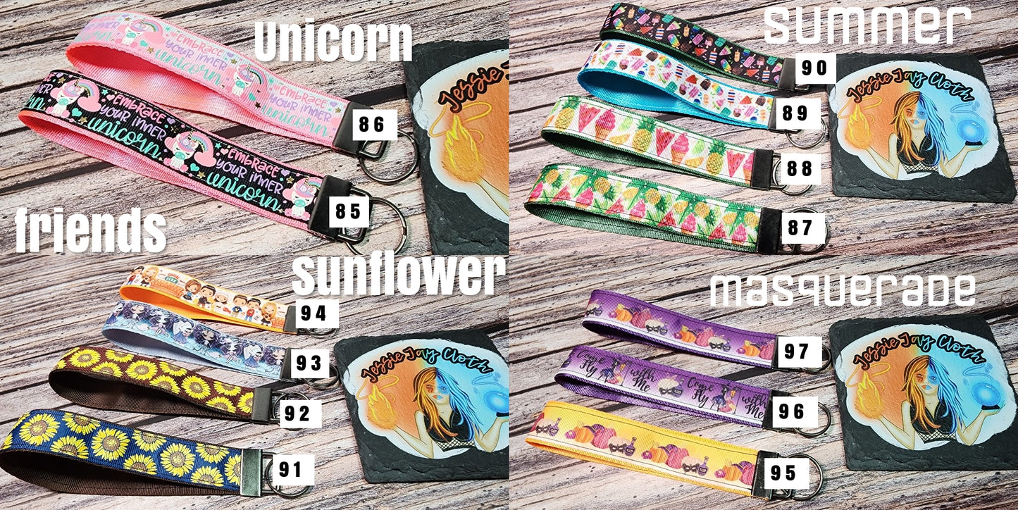 Wholesale Wristlet Key Fobs | 2 Layers SEWN BY ME | Bulk buy for gifts | Wrist strap | Key Chain |