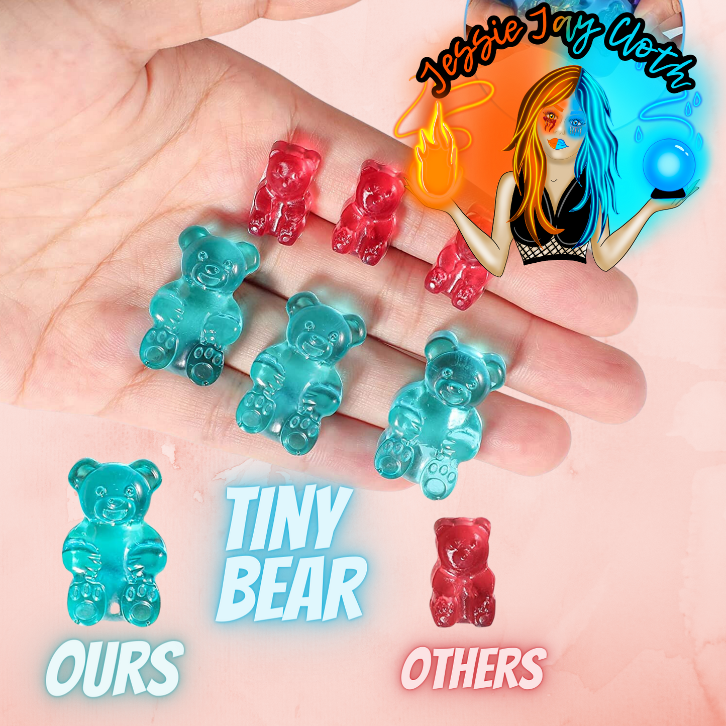 Tiny Frog, Owl, or Gummy Bear Soap | Multi or Single Use Soaps | Cloth Wipe Bits | Bath time