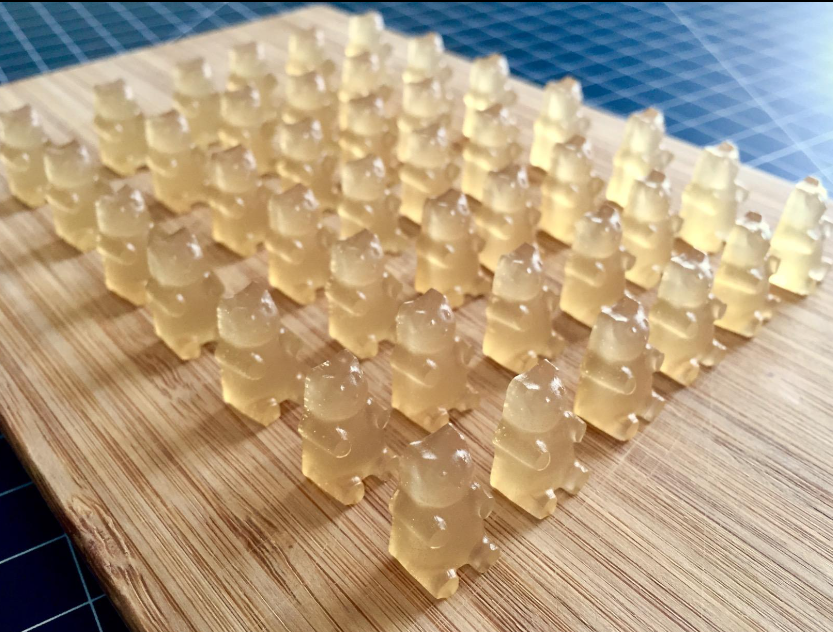 Mini Gummie Bear Soap | Single Use Soaps | Travel Soap | Soaps for Camping | Cloth Wipe Bits