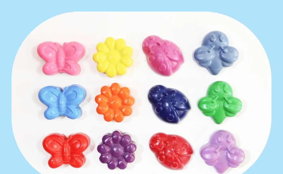 Mini Bee, Butterfly, Flower, Ladybug Soap | Single Use Soaps | Travel Soap | Soaps for Camping | Cloth Wipe Bits