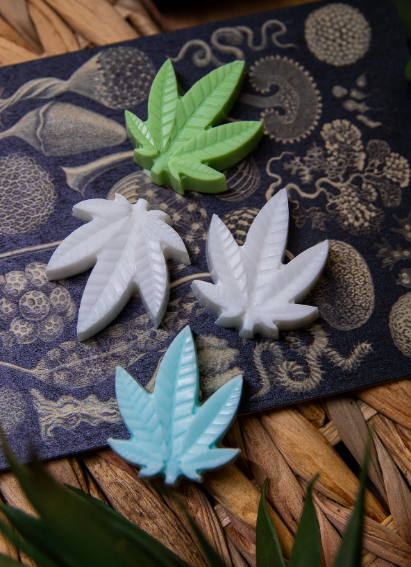 Small Leaf Shaped Hand Soap | 1.6"L x 1.4"W x .04 depth | The perfect Novelty gift for a co-worker, friend, family, or just for yourself!
