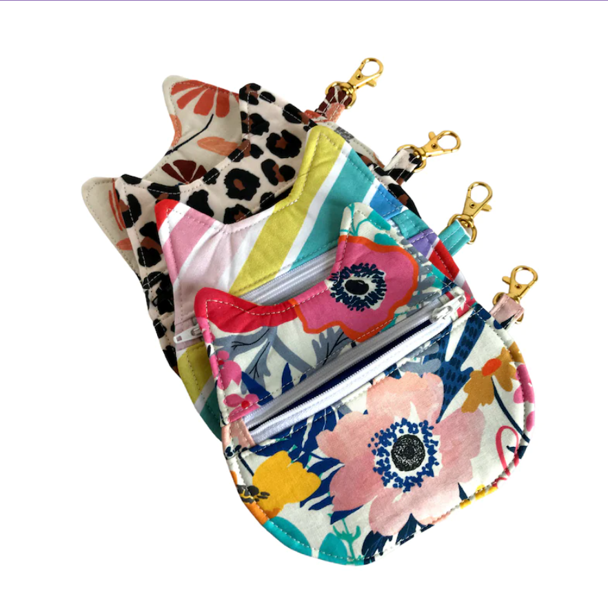 Custom Cat Zipper Pouch | Coin Purse | Period Essentials | Add on bag