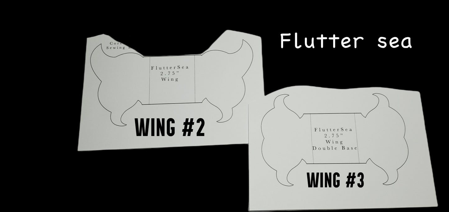 Custom Flutter Sea Cloth Pad | Sizes 8/10/12/13.5 | 2.75" Snapped | 3 Wing Options