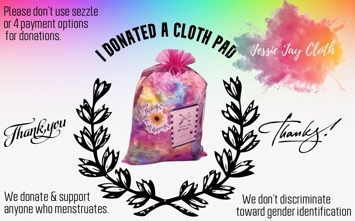 Donate a cloth pad
