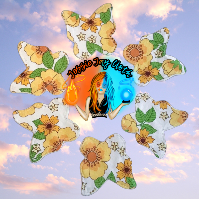 CUSTOM | Butterfly Shaped ILP, Cup Spot, Face Wipe, Nursing pads | 4 Sizes
