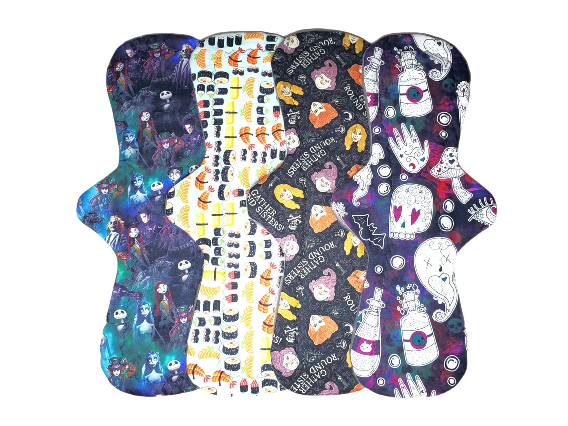 Custom Classic Curvy Cloth Pad | 6/8/10/12/14/16 | 2.75" to 3" Snapped Width