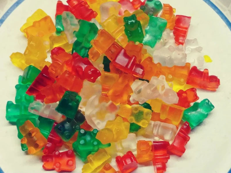 Mini Gummie Bear Soap | Single Use Soaps | Travel Soap | Soaps for Camping | Cloth Wipe Bits