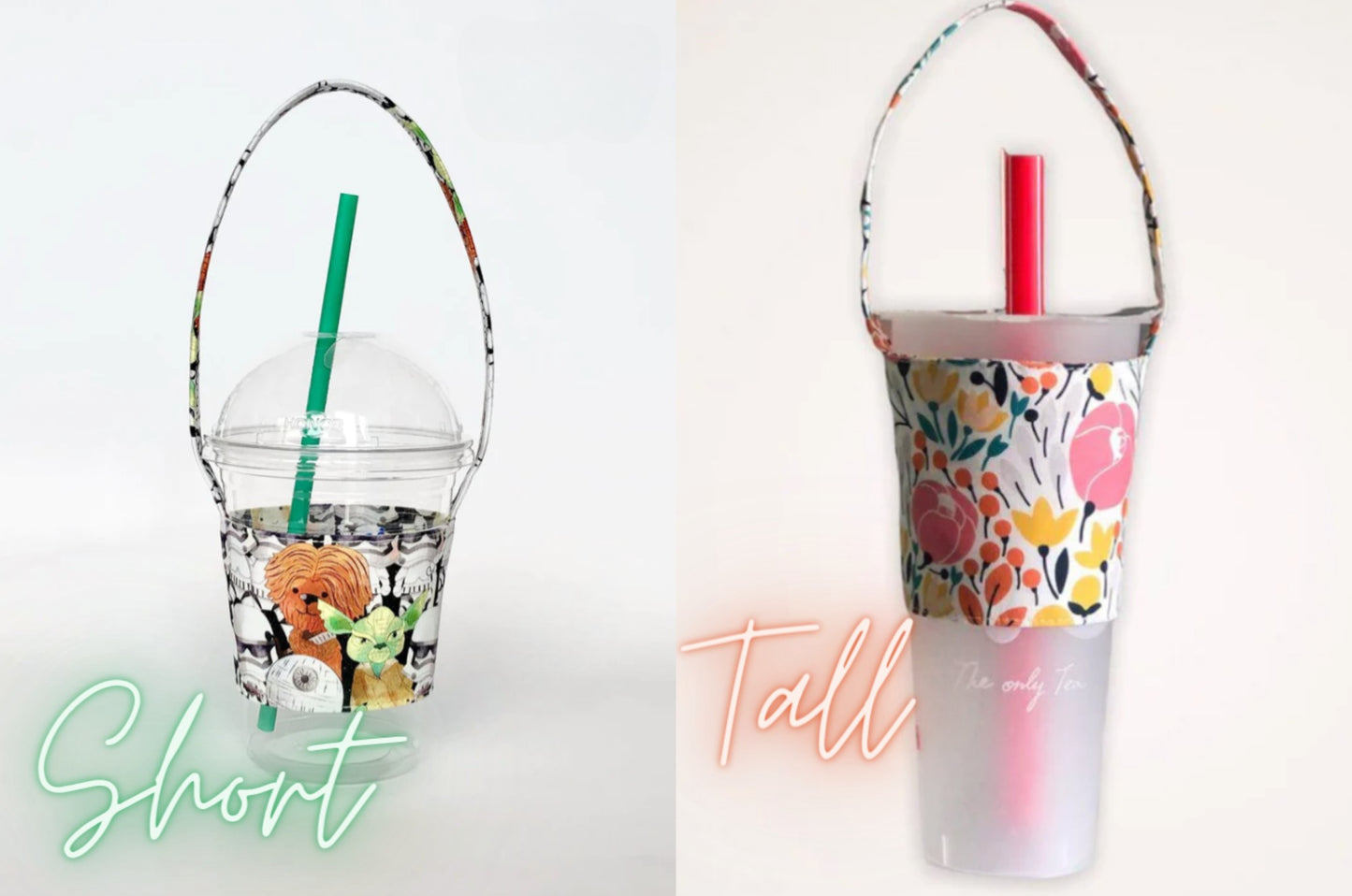 Custom Goldilocks Coffee Sleeve Cup Holder with handle | Hot & Cold drinks